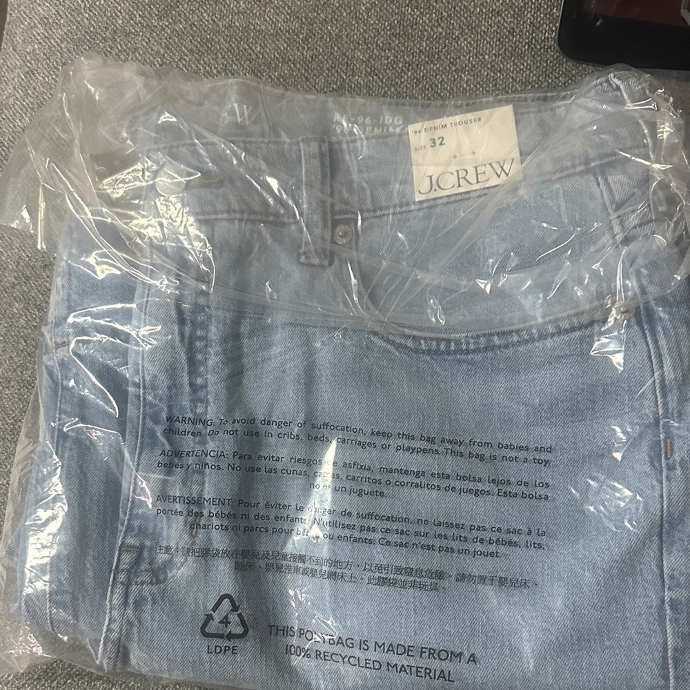 J. Crew Denim trouser jean